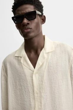 Hot CAMISA ESTRUCTURA CUADRILLÉ Hombre Camisas