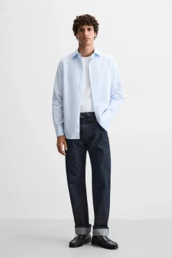 Outlet CAMISA ESTRUCTURA CUADROS Hombre Camisas