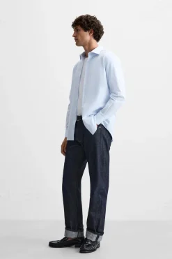 Outlet CAMISA ESTRUCTURA CUADROS Hombre Camisas