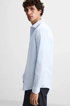 Outlet CAMISA ESTRUCTURA CUADROS Hombre Camisas