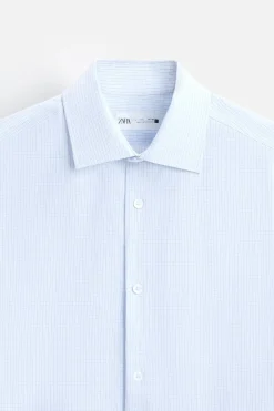Outlet CAMISA ESTRUCTURA CUADROS Hombre Camisas