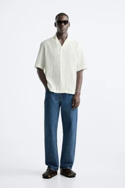 Fashion CAMISA ESTRUCTURA ELÁSTICA Hombre Camisas