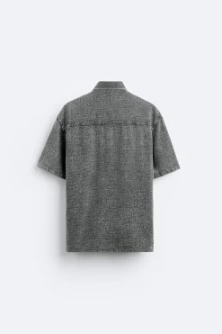 Discount CAMISA ESTRUCTURA LAVADA Hombre Camisas