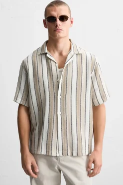 Online CAMISA ESTRUCTURA RAYAS Hombre Camisas