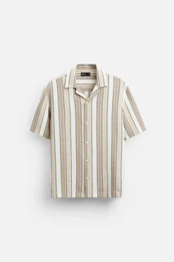 Online CAMISA ESTRUCTURA RAYAS Hombre Camisas