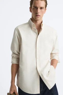 Clearance CAMISA ESTRUCTURA RAYAS Hombre Camisas