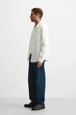 Clearance CAMISA ESTRUCTURA RAYAS Hombre Camisas