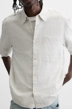 Fashion CAMISA ESTRUCTURA RAYAS Hombre Camisas