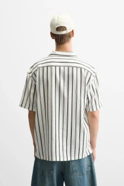 Fashion CAMISA ESTRUCTURA RAYAS Hombre Camisas