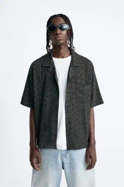 Hot CAMISA ESTRUCTURA TEXTURA Hombre Camisas