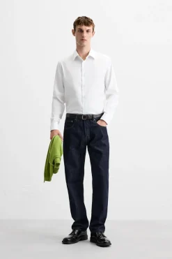 Sale CAMISA ESTRUCTURA TWILL Hombre Camisas