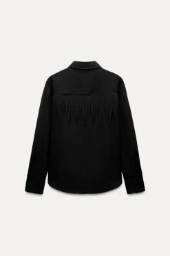 Discount CAMISA FLECOS ZW COLLECTION Mujer Camisas / Blusas