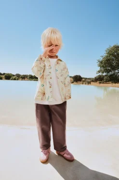 Niños ZARA 1½ - 6 Años·Camisas / Sobrecamisas<CAMISA FLORES Y ROMBOS