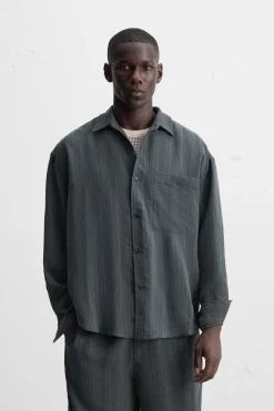 Clearance CAMISA FLUÍDA ESTRUCTURA Hombre Camisas