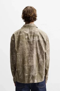 New CAMISA FLUÍDA TIE DYE Hombre Camisas