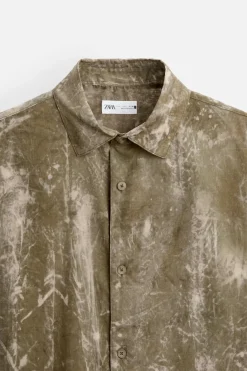 New CAMISA FLUÍDA TIE DYE Hombre Camisas