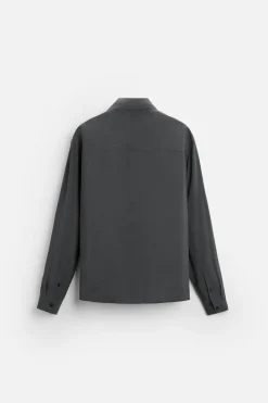 Discount CAMISA FLUIDA CON MODAL Hombre Camisas