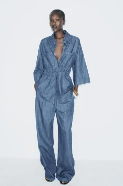 Clearance CAMISA FLUIDA DENIM Z1975 LAZADA Mujer Camisas / Blusas