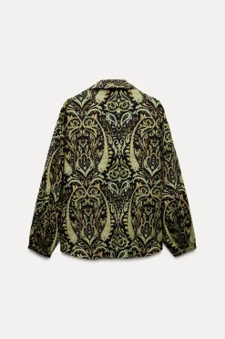 Fashion CAMISA FLUIDA ESTAMPADA Mujer Camisas / Blusas