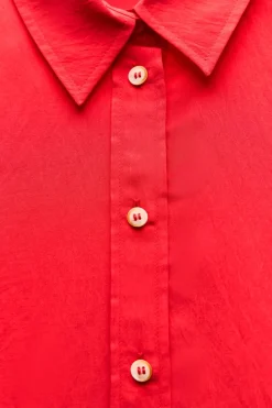 Clearance CAMISA FLUIDA OVERSIZE Mujer Camisas / Blusas