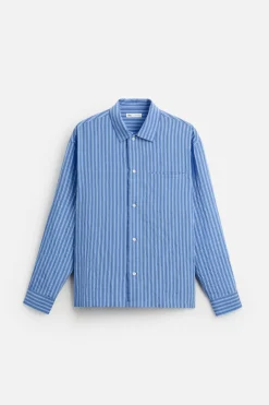 Discount CAMISA FLUIDA RAYAS Hombre Camisas