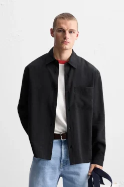 Online CAMISA FLUIDA REGULAR FIT Hombre Camisas