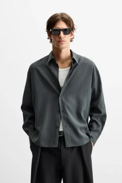 Online CAMISA FLUIDA RELAXED FIT Hombre Camisas