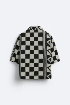 Fashion CAMISA JACQUARD GEOMETRICO Hombre Camisas