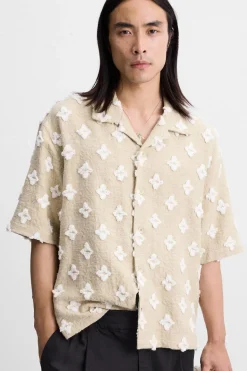 Clearance CAMISA JACQUARD GEOMÉTRICO Hombre Camisas