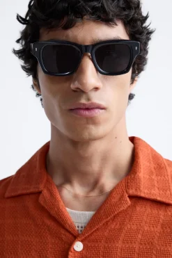 Online CAMISA JACQUARD GEOMÉTRICO Hombre Camisas