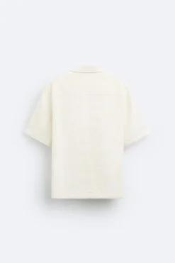 Online CAMISA JACQUARD GEOMÉTRICO Hombre Camisas