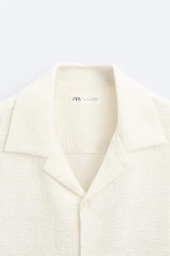 Online CAMISA JACQUARD GEOMÉTRICO Hombre Camisas