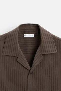 Sale CAMISA JACQUARD RAYAS Hombre Camisas