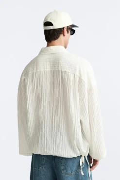 Sale CAMISA JACQUARD RAYAS LIMITED EDITION Hombre Camisas