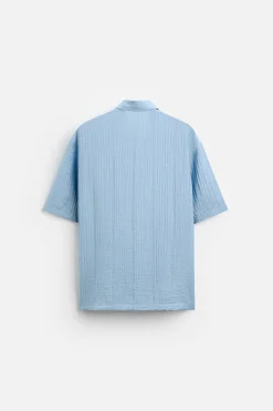 New CAMISA JACQUARD RELIEVES Hombre Camisas