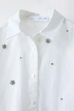 Niños ZARA 6 - 14 Años·Blusas / Camisas<CAMISA JOYAS