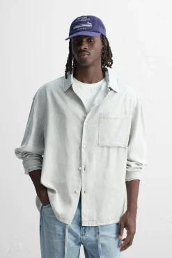 Best CAMISA LAVADA LYOCELL Hombre Camisas