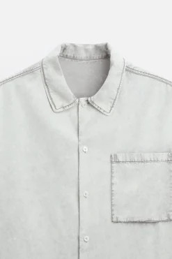 Best CAMISA LAVADA LYOCELL Hombre Camisas