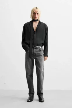 New CAMISA LAZO Hombre Camisas