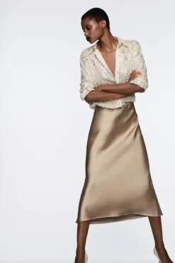 Clearance CAMISA LENTEJUELAS Mujer Camisas / Blusas