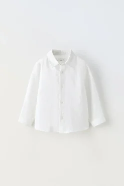 Niños ZARA 1½ - 6 Años·Camisas / Sobrecamisas|1½ - 6 Años·Trajes<CAMISA LINO