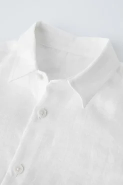Niños ZARA 1½ - 6 Años·Camisas / Sobrecamisas|1½ - 6 Años·Trajes<CAMISA LINO