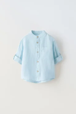 Niños ZARA 1½ - 6 Años·Camisas / Sobrecamisas<CAMISA LINO