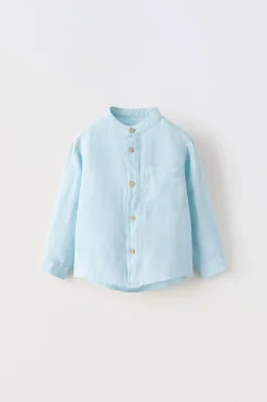Niños ZARA 1½ - 6 Años·Camisas / Sobrecamisas<CAMISA LINO