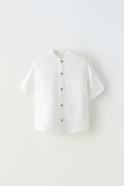 Niños ZARA 1½ - 6 Años·Camisas / Sobrecamisas<CAMISA LINO