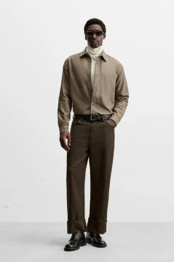 Sale CAMISA LYOCELL - ALGODÓN Hombre Camisas