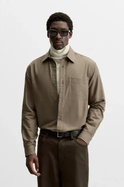 Sale CAMISA LYOCELL - ALGODÓN Hombre Camisas