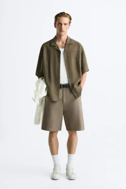 Sale CAMISA LYOCELL - LINO Hombre Camisas