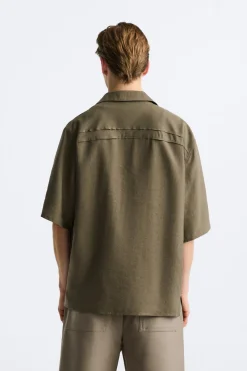 Sale CAMISA LYOCELL - LINO Hombre Camisas