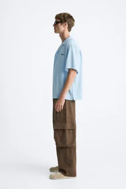 Sale CAMISA LYOCELL BORDADO Hombre Camisas